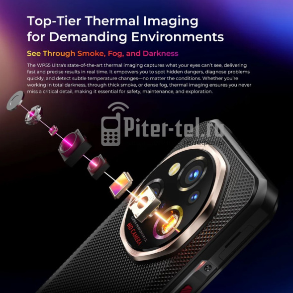 Смартфон Oukitel WP55 Ultra 16/512Gb Black