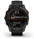 Умные часы Garmin Fenix 7 Sapphire Solar, Титановый черный с черным ремешком