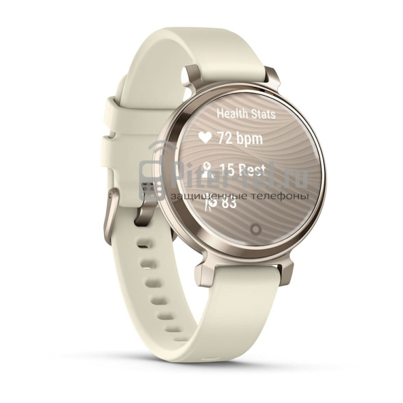Умные часы Garmin Lily 2 Cream Gold/Coconut со светло-бежевым ремешком